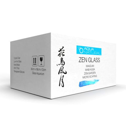 Aqua Natural Zen Glass 2 30cm x 18cm x 12cm - Nano Tanks Australia Aquarium Shop
