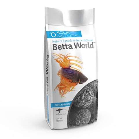 BETTA WORLD MINI LAVA SUBSTRATE/ GRAVEL 350g - Nano Tanks Australia Aquarium Shop