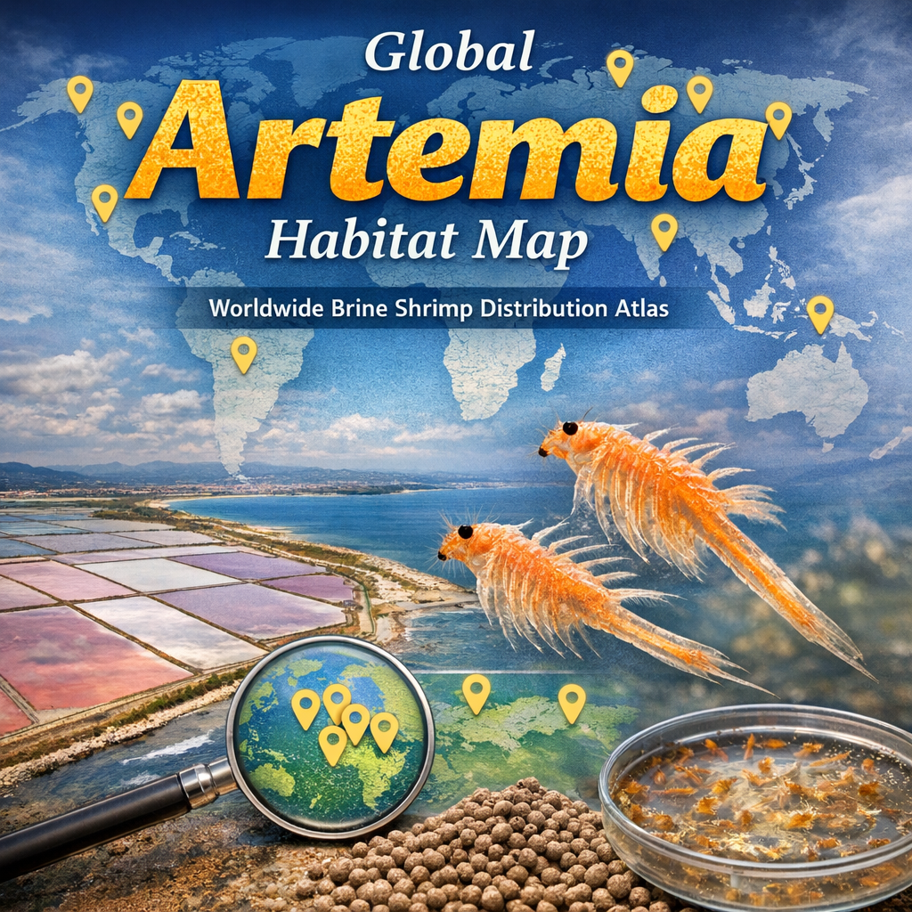 Global Artemia Habitat Map – Worldwide Brine Shrimp Distribution Atlas - Nano Tanks Australia