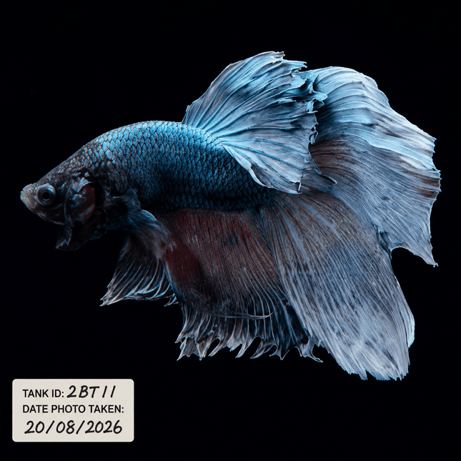 2BT11 - Halfmoon Betta Male - Nano Tanks Australia