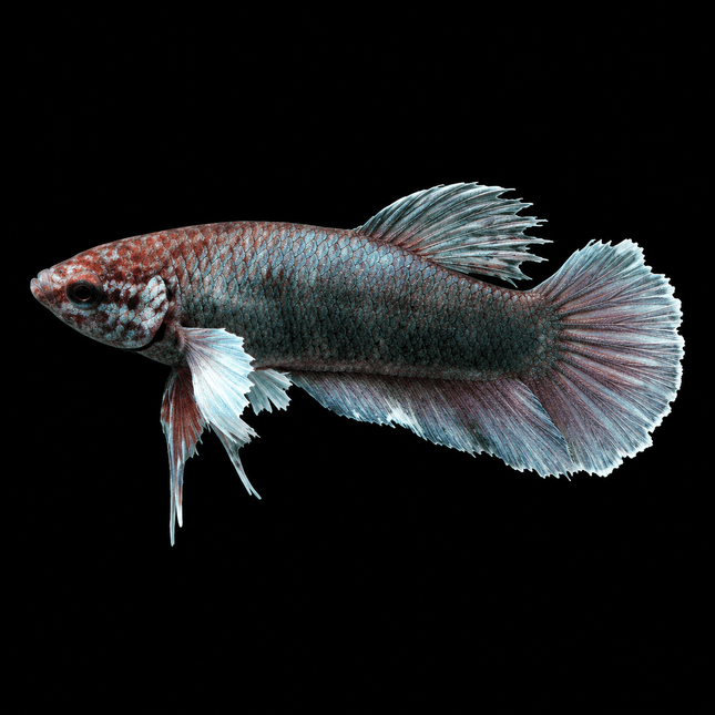 2BT23 - Halfmoon Plakat Elephant Ear Betta Male - Nano Tanks Australia
