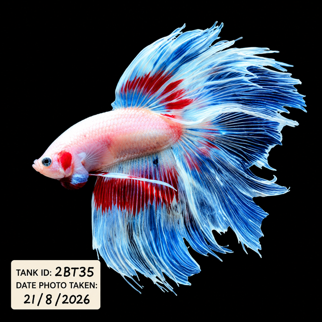 2BT35 - Halfmoon Betta Male - Nano Tanks Australia