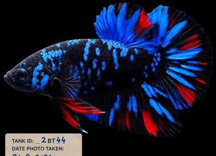 2BT44 - Halfmoon Plakat Betta Male - Nano Tanks Australia