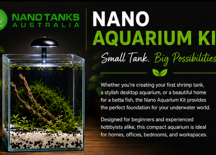 NTA Aquarium Nano Tank Kit 15x15x25cm