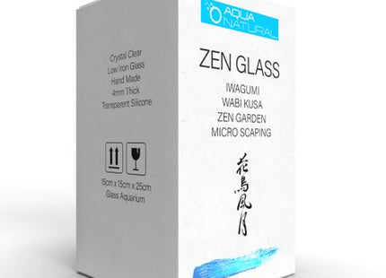 Aqua Natural Zen Glass 3 15cm X 15cm X 25cm - Nano Tanks Australia Aquarium Shop