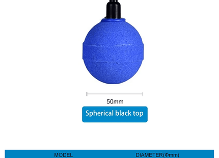 AQUARIUM AIR STONE (ROUND 50MM) - Nano Tanks Australia