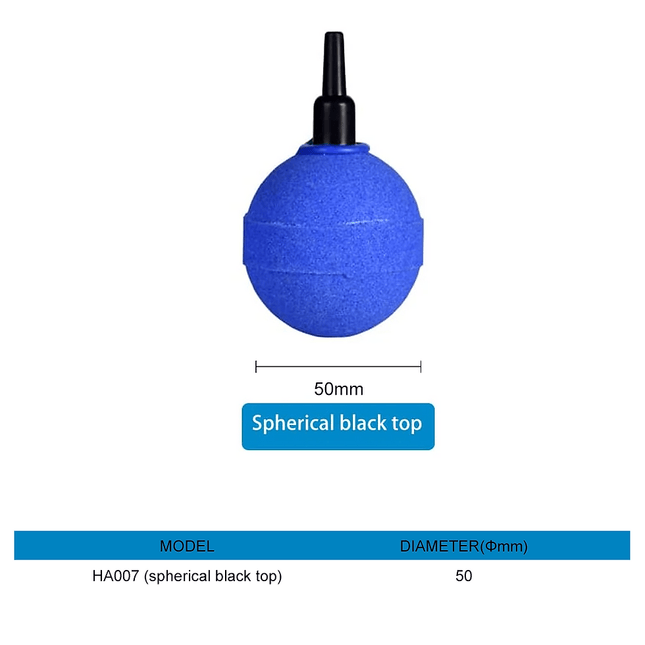AQUARIUM AIR STONE (ROUND 50MM) - Nano Tanks Australia