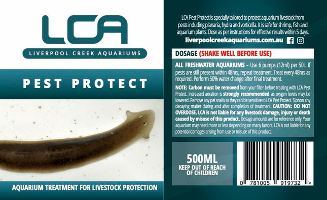 [ARRIVED 21 - APR - 2026] LCA Pest Protect (previously known Planaria Fix) 250mL or 500mL - Nano Tanks Australia