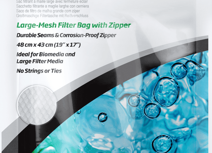 [ARRIVED 23 - JAN - 2026] Seachem Zip Bag – Large 48 x 43 cm (19” x 17”) 8 Mesh - Nano Tanks Australia