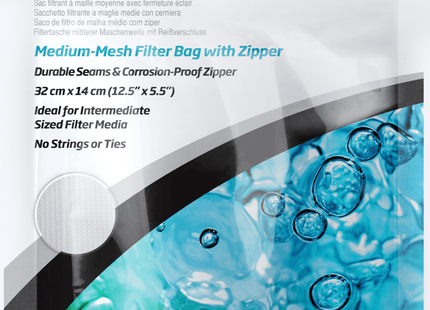 [ARRIVED 23 - JAN - 2026] Seachem Zip Bag – Medium 32 x 14 cm (12.5” x 5.5”) 16 Mesh - Nano Tanks Australia