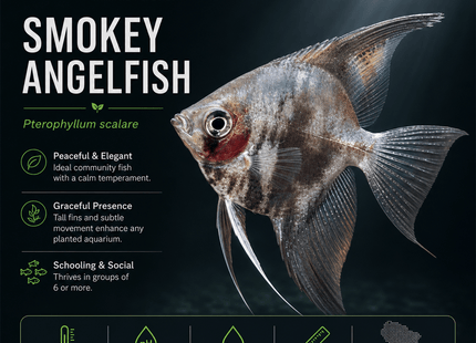 [ARRIVED 7-MAR-2026] Smokey Angelfish 3-6cm - Nano Tanks Australia