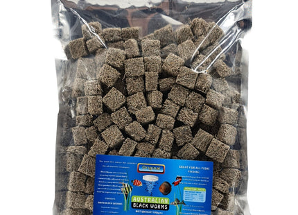 Australian Freeze-Dried Blackworms Cubes 100g Original - Nano Tanks Australia