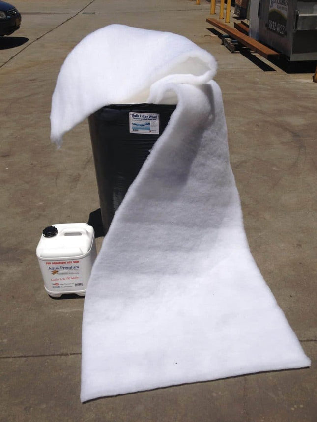 Bulk Wool Roll (1mx25mmx1m) - 400GSM - Nano Tanks Australia