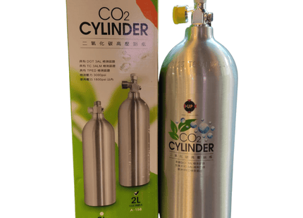 CLEARANCE: UP AQUA RE-FILLABLE CO2 CYLINDER (2LITRE) TOP MOUNT - Nano Tanks Australia