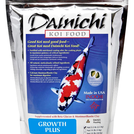 Dainichi Koi Growth Plus 2.5kg Small (3mm) Floating Pellets - Nano Tanks Australia