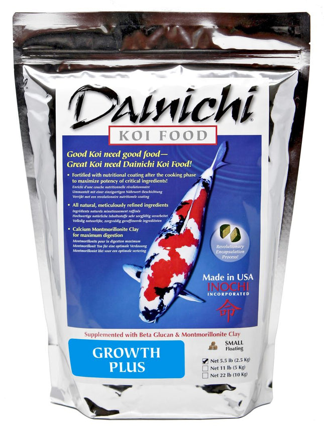 Dainichi Koi Growth Plus 2.5kg Small (3mm) Floating Pellets - Nano Tanks Australia