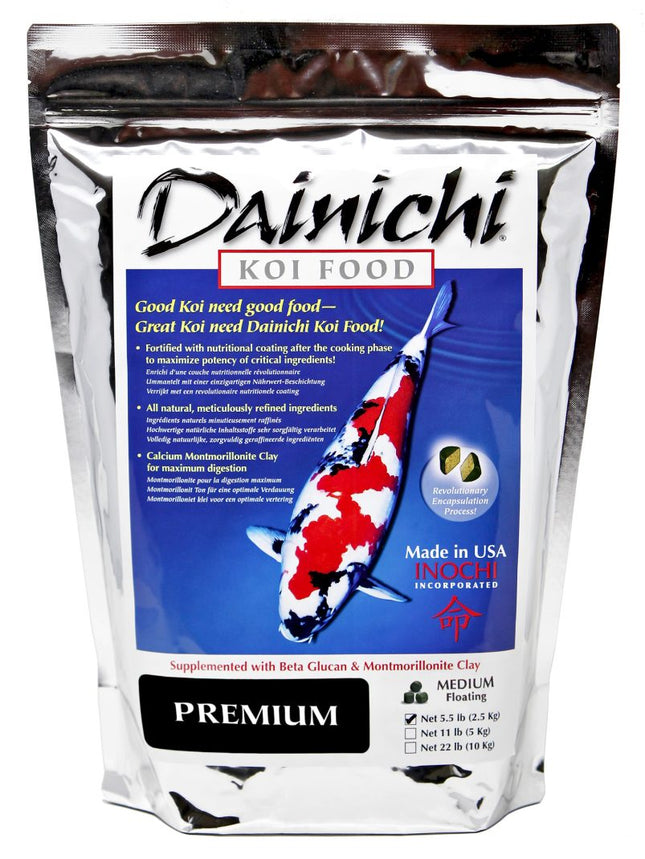 Dainichi Koi Premium 2.5kg Small (3mm) Floating Pellets - Nano Tanks Australia