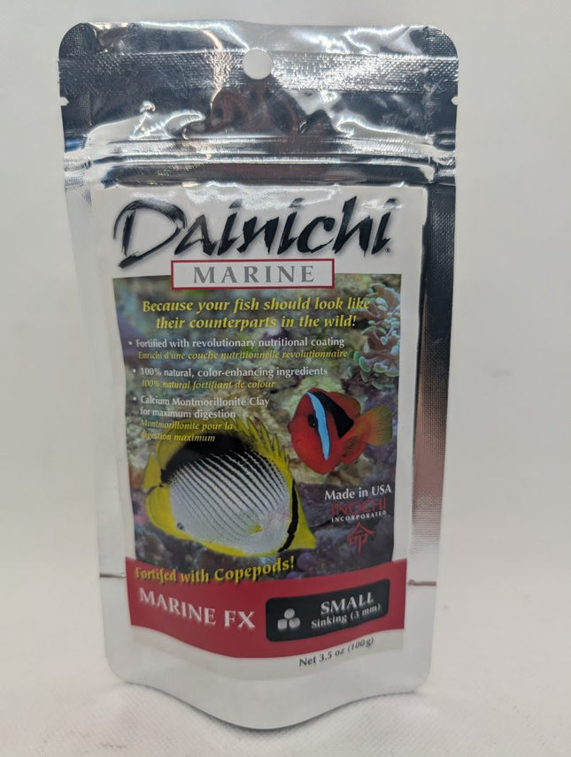 Dainichi Marine FX 100g Small (3mm) Sinking Pellets - Nano Tanks Australia