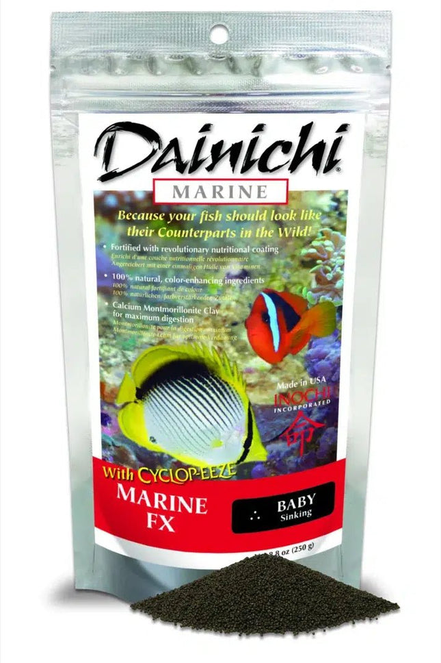 Dainichi Marine FX 250g Baby (1mm) Sinking Pellets - Nano Tanks Australia