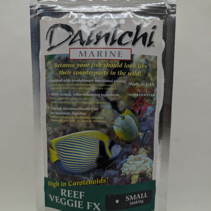Dainichi Reef Veggie FX 250g Small (3mm) Sinking Pellets - Nano Tanks Australia