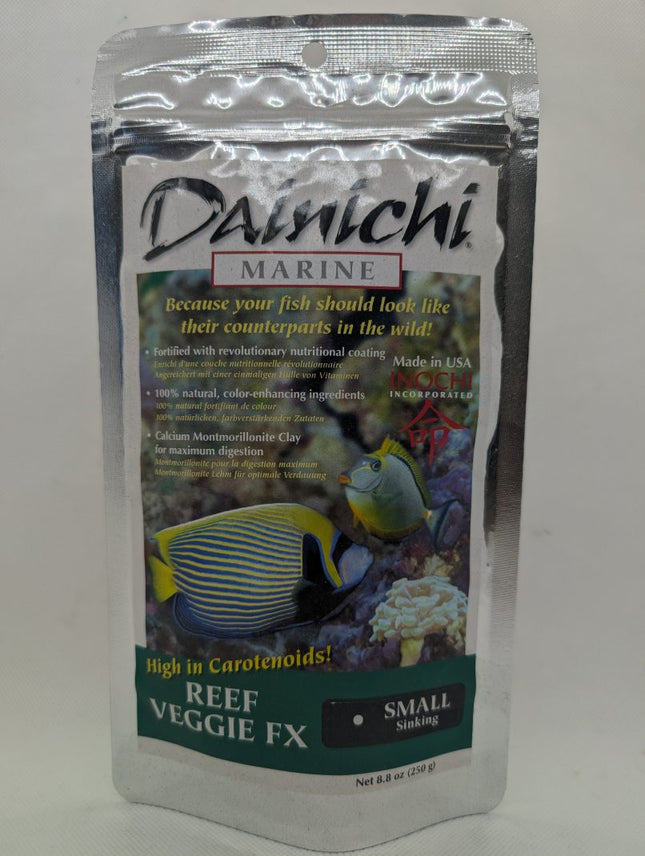 Dainichi Reef Veggie FX 250g Small (3mm) Sinking Pellets - Nano Tanks Australia