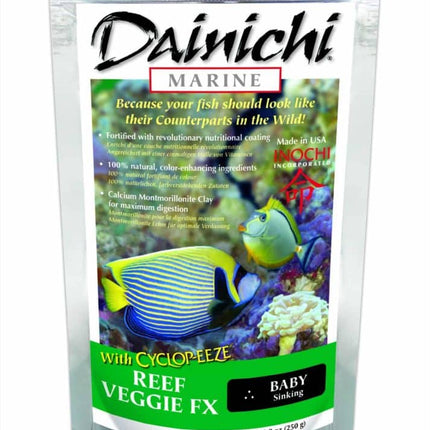 Dainichi Reef Veggie FX 2.5kg Baby (1mm) Sinking Pellets - Nano Tanks Australia
