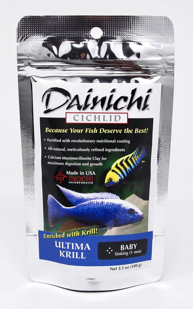 Dainichi Ultima Krill 100g Baby (1mm) Sinking Pellets - Nano Tanks Australia