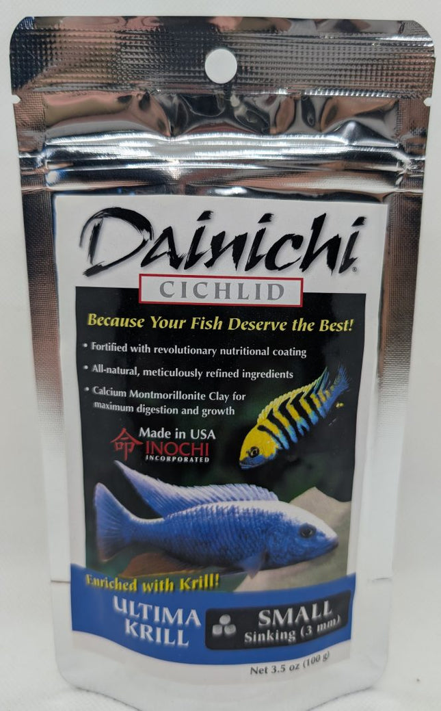 Dainichi Ultima Krill 100g Small (3mm) Sinking Pellets - Nano Tanks Australia