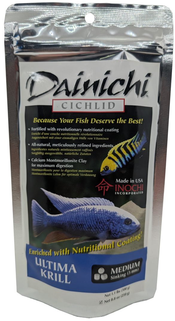 Dainichi Ultima Krill 250g Medium (5mm) Sinking Pellets - Nano Tanks Australia