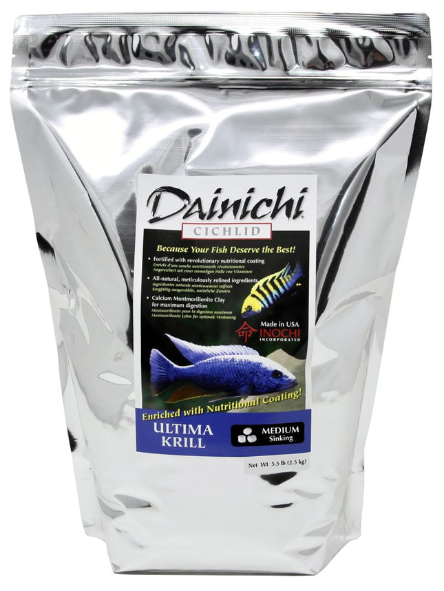 Dainichi Ultima Krill 2.5kg Medium (5mm) Sinking Pellets - Nano Tanks Australia