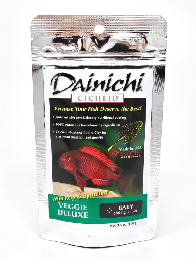 Dainichi Veggie Deluxe 100g Baby (1mm) Sinking Pellets - Nano Tanks Australia