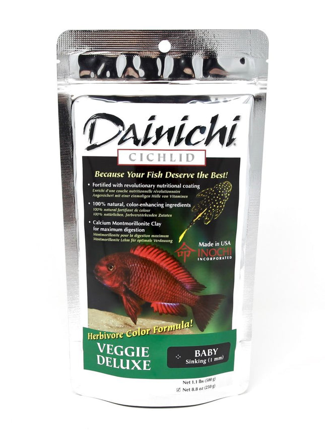 Dainichi Veggie Deluxe 250g Baby (1mm) Sinking Pellets - Nano Tanks Australia