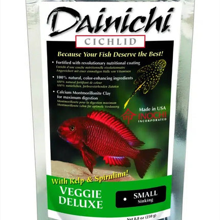Dainichi Veggie Deluxe 250g Small (3mm) Sinking Pellets - Nano Tanks Australia