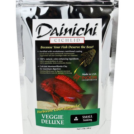 Dainichi Veggie Deluxe 500g Small (3mm) Sinking Pellets - Nano Tanks Australia