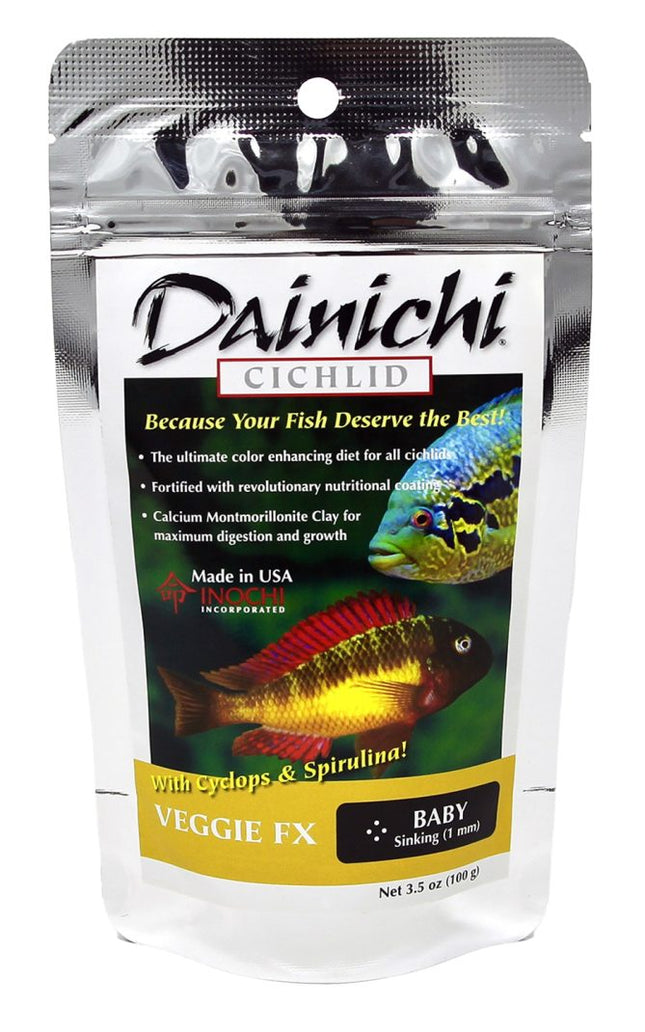 Dainichi Veggie FX 100g Baby (1mm) Sinking Pellets - Nano Tanks Australia