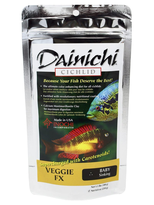Dainichi Veggie FX 250g Baby (1mm) Sinking Pellets - Nano Tanks Australia