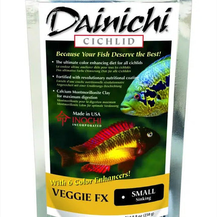 Dainichi Veggie FX 250g Small (3mm) Sinking Pellets - Nano Tanks Australia