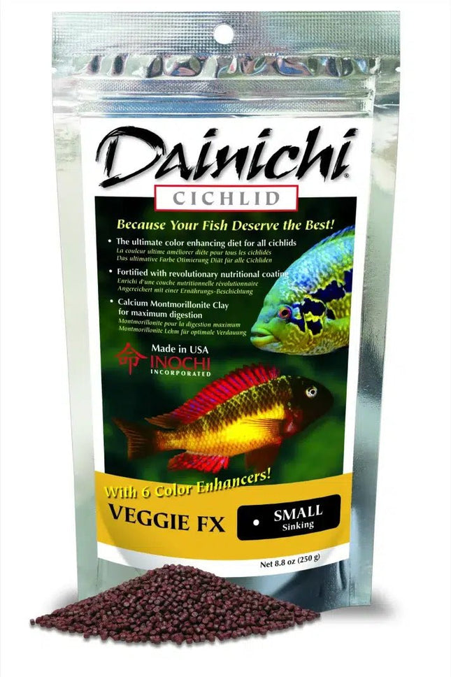 Dainichi Veggie FX 250g Small (3mm) Sinking Pellets - Nano Tanks Australia