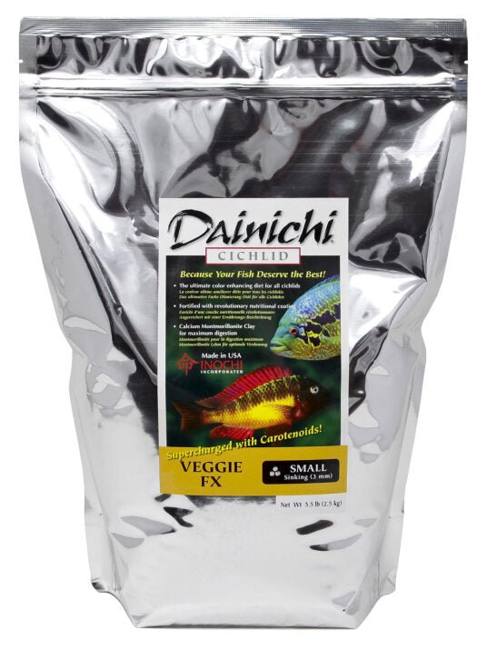 Dainichi Veggie FX 2.5kg Small (3mm) Sinking Pellets - Nano Tanks Australia