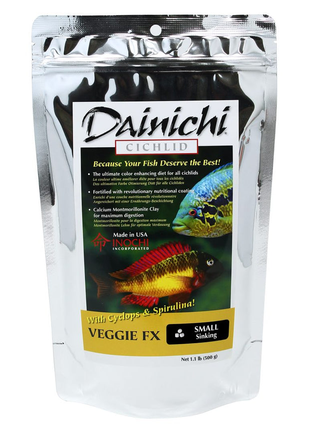Dainichi Veggie FX 500g Small (3mm) Sinking Pellets - Nano Tanks Australia