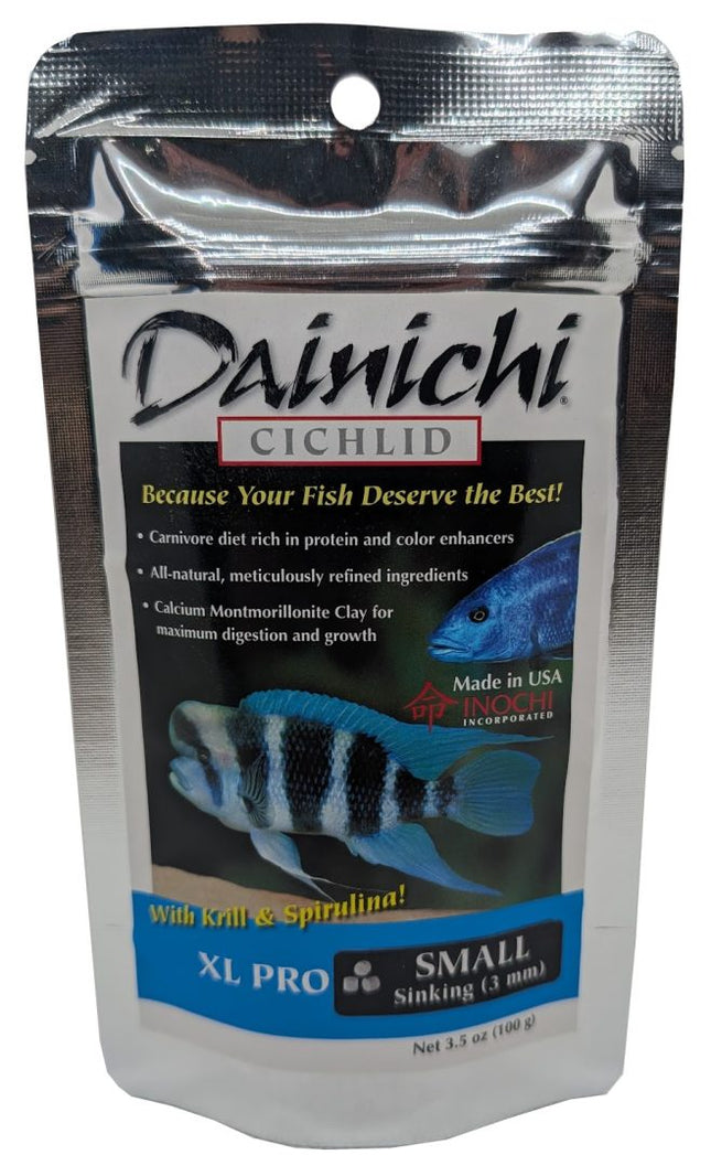 Dainichi XL Pro 100g Small (3mm) Sinking Pellets - Nano Tanks Australia