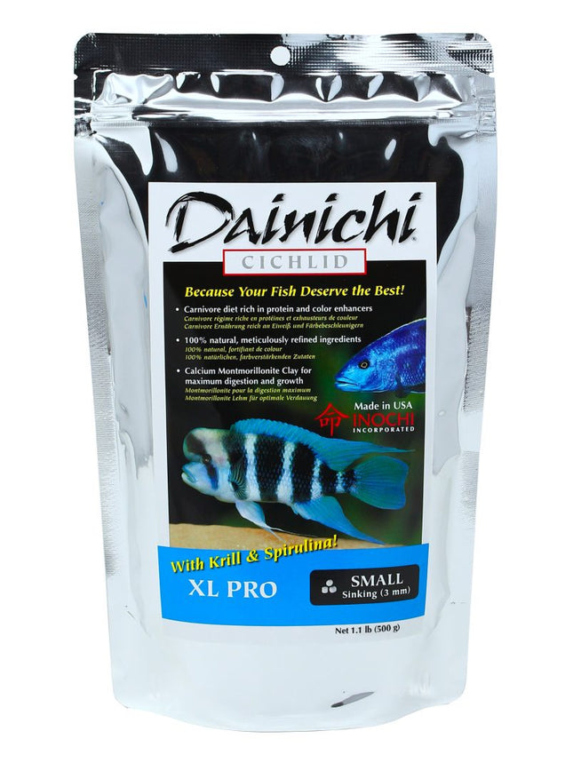 Dainichi XL Pro 500g Small (3mm) Sinking Pellets - Nano Tanks Australia