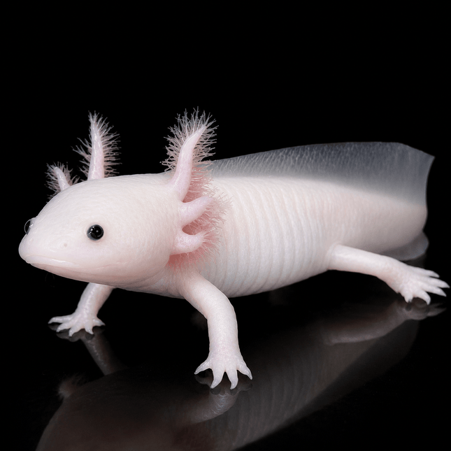[LOCATED OFFSITE - PLEASE MESSAGE BEFORE PURCHASING] Leucistic Axolotl 12-15cm - Nano Tanks Australia