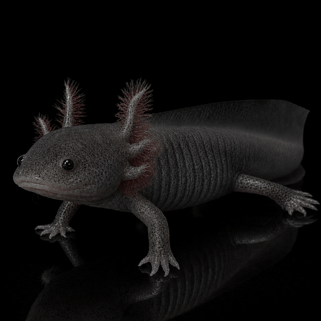 [LOCATED OFFSITE - PLEASE MESSAGE BEFORE PURCHASING] Olive/ Wild Axolotl 12-15cm - Nano Tanks Australia