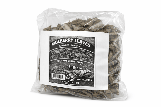 Mulberry Leaves (Sun - Dried) – 20g | Natural Shrimp & Snail Food - Nano Tanks Australia