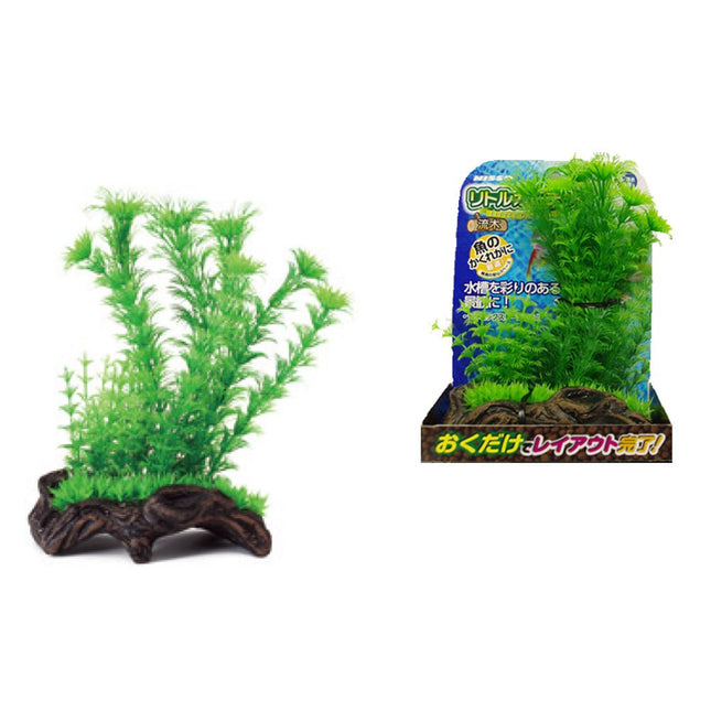 Nisso Garden Wisteria on Driftwood Air Ornament (NAP - 511) - Nano Tanks Australia