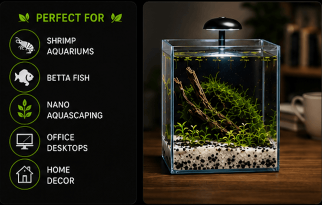 NTA Aquarium Nano Tank Kit 15x15x25cm - Nano Tanks Australia