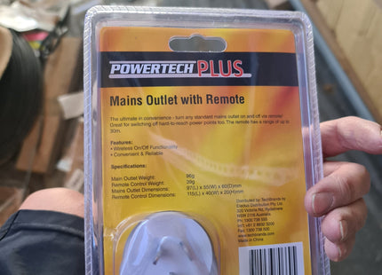 Powerplus Mains Outlet with Remote - Nano Tanks Australia Aquarium Shop