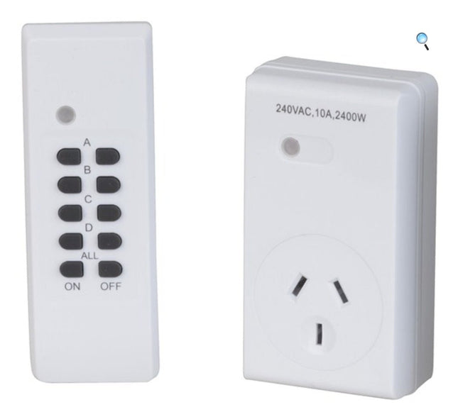 Powerplus Mains Outlet with Remote - Nano Tanks Australia Aquarium Shop