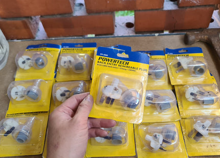 Powertech 3 Pin Mains Power Plug 240V 10A - Nano Tanks Australia Aquarium Shop